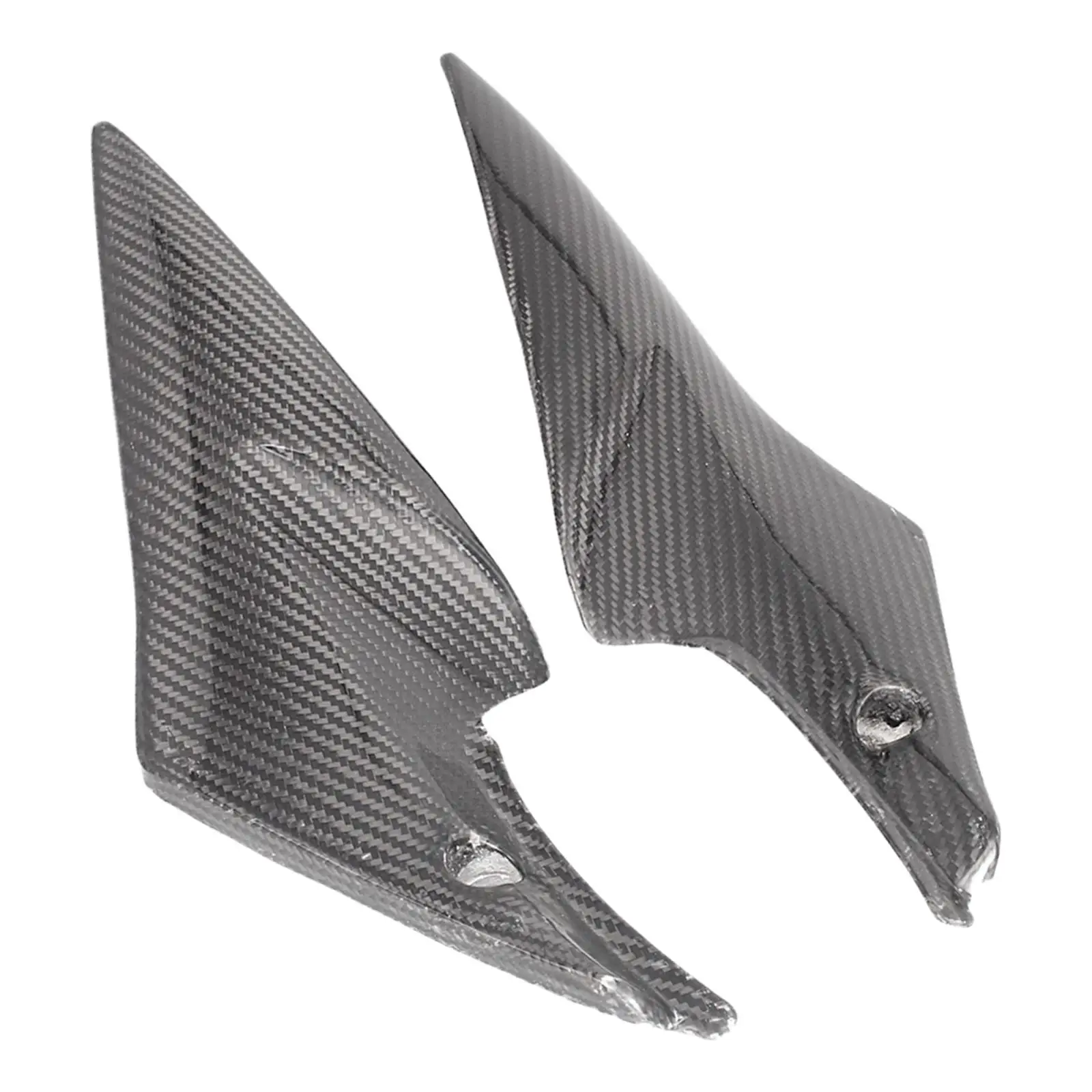 

2Pcs Tank Side Cover Panels Fairing Fit for Suzuki Gsxr600 Gsxr750 High Reliability Black Carbon Fiber High Performance