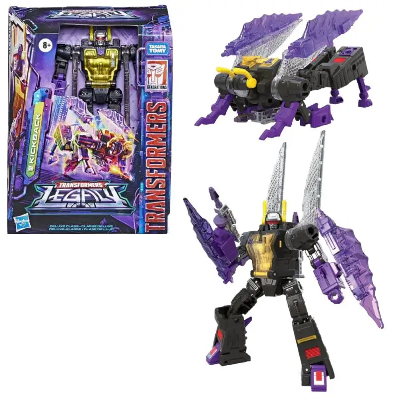Hasbro Transformers Toys Legacy Series Deluxe Class Kickback 5 5-дюймовая фигурка подарок на день рождения