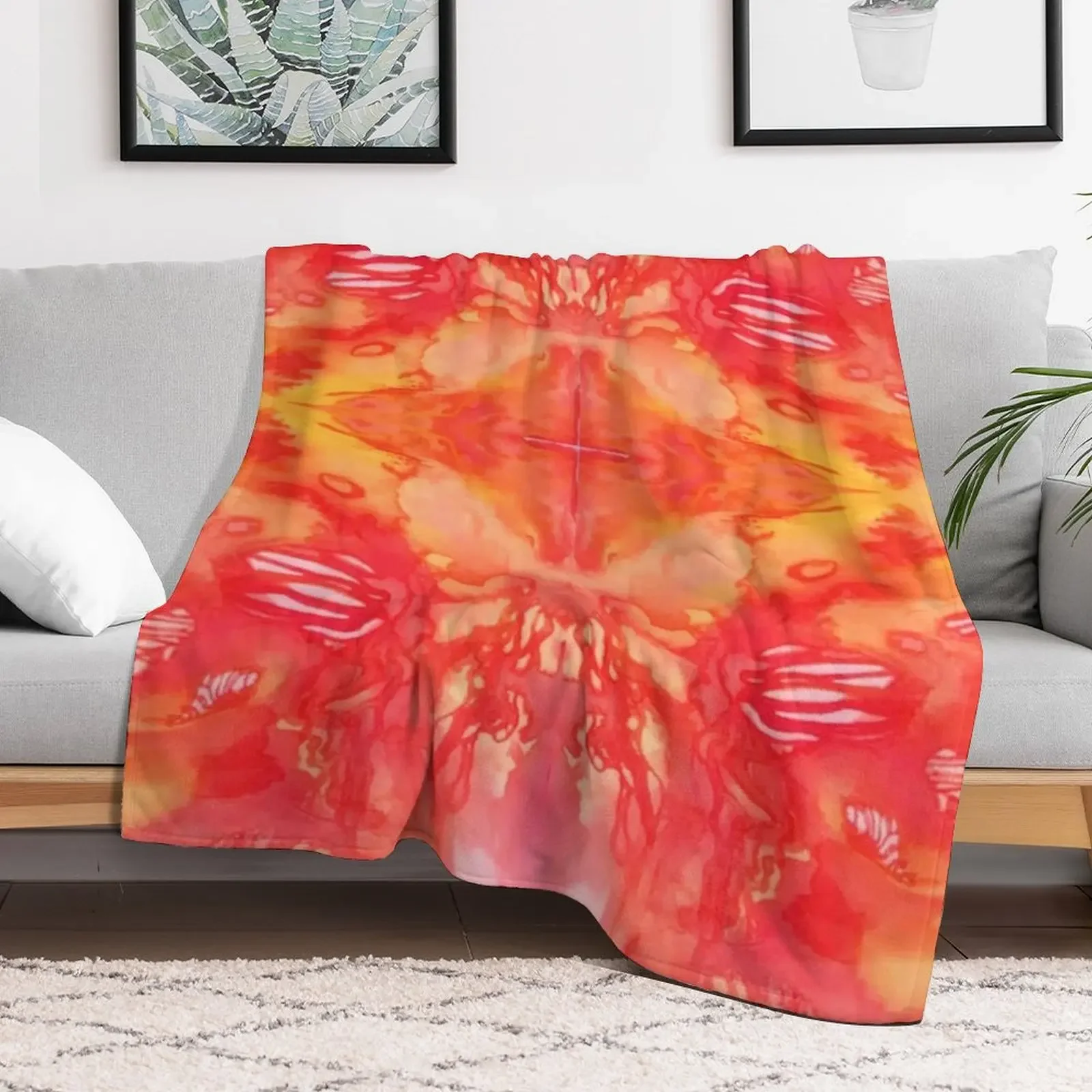 Чернила Splotch серии No 2-х пледы плюшевые декоративные одеяла для кемпинга диванов