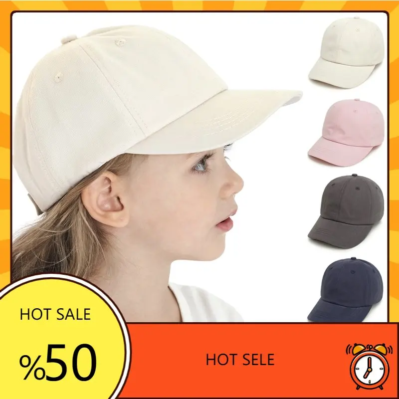 

Fashion Kids Baseball Cap Sun Protection Hat Adjustable Travel Children Sun Hat Baby Peaked Hat for Boys Girls Accessories