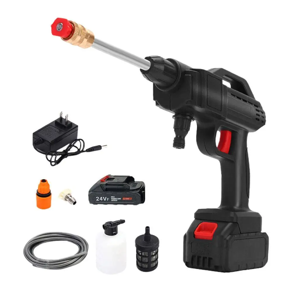 

600W Wireless High Pressure Car Wash Washer Gun Spray Gun Foam Cleaning Machine Power Tool For Car Washing Machine