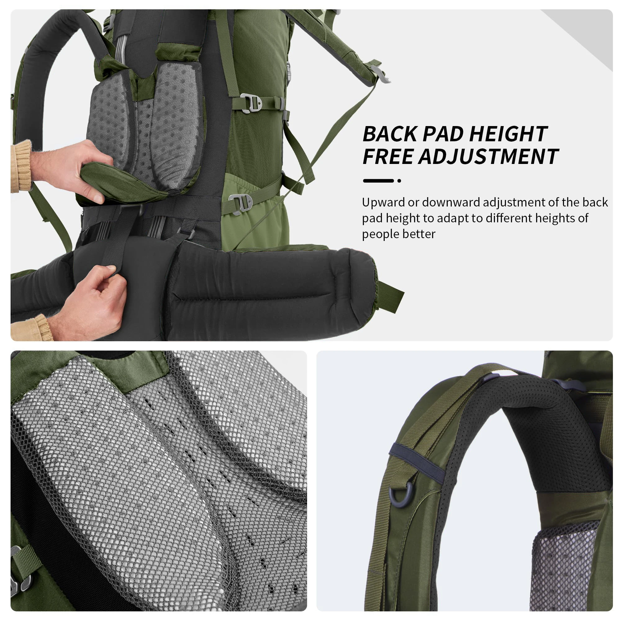 Туристический водонепроницаемый рюкзак Naturehike 55 л