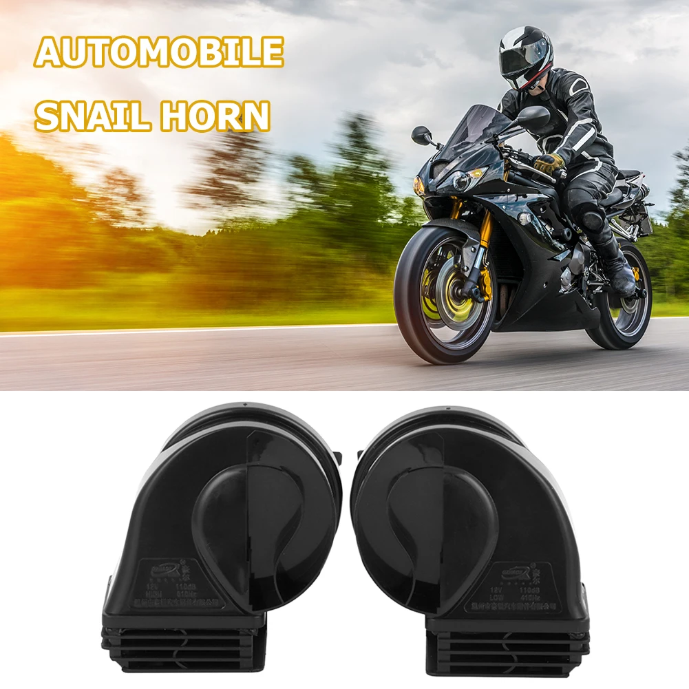 

2 шт., Автомобильный Электрический клаксон, 115 дБ, 12-24 В