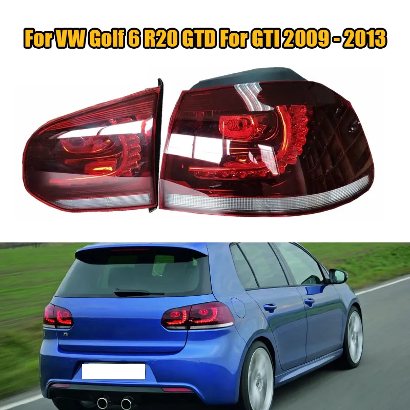For Vw Golf 6 R20 Gtd For Gti 2009 2010 2011 2012 2013