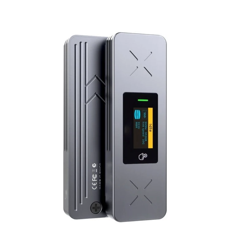 

SSD Enclosure Adapter USB 3.2 Gen2 10Gbps .2 Nvme Aluminum External Reader