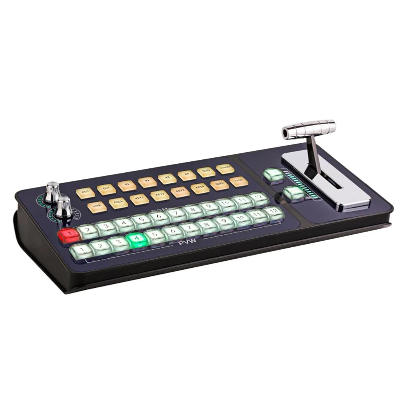 

Vmix Controller video Switcher Station T-bar Control Panel Live Console Education Recording Broadcasting Guide Keyboard