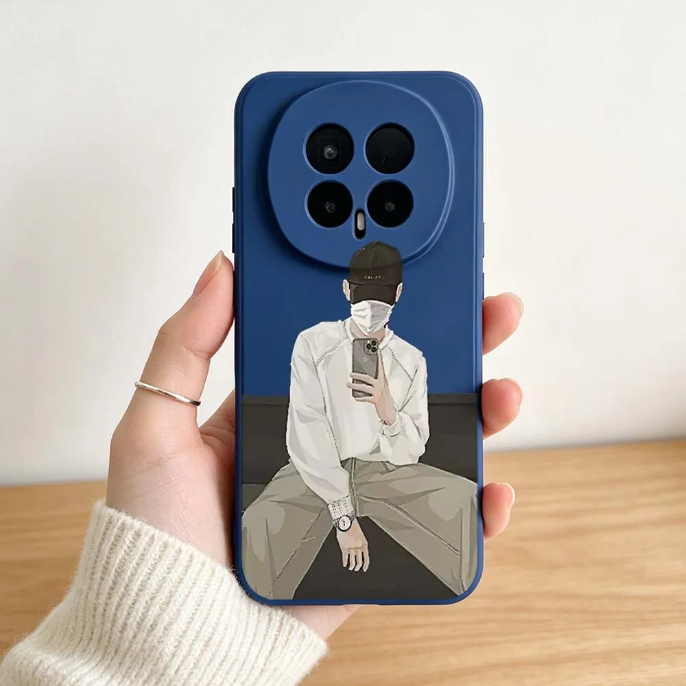 Чехол для телефона с изображением женщины, делающей селфи, для Honor Magic 8 7 5 X9D 400 500 5G X7d X7a 600 Lite Pro (art.: 3920db426620c) - 3920db426620c