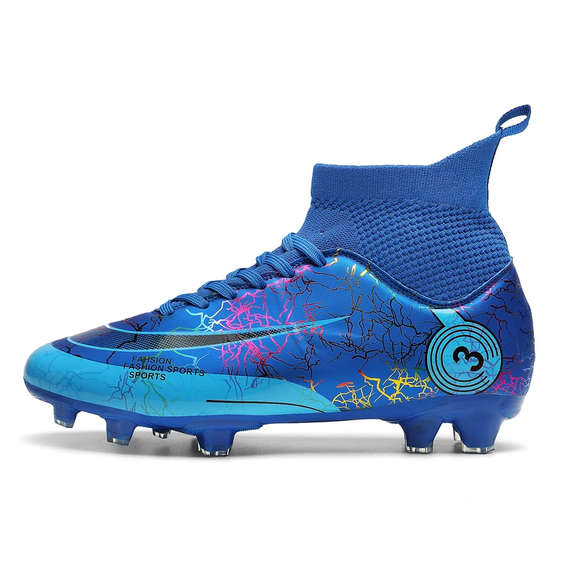Men's Society Football Boot Original Soccer Shoes Long Spikes Anti-skid Children Training Cleats Court Football Boot