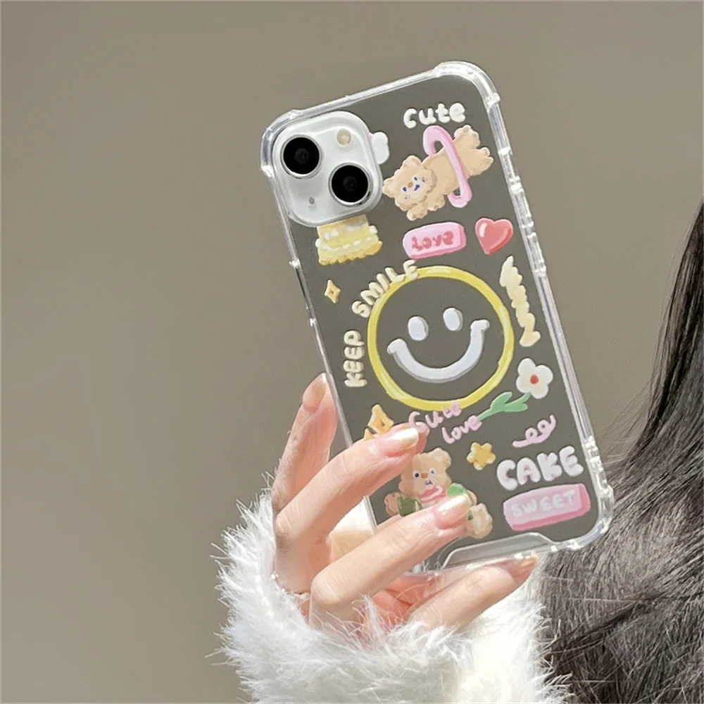 

Зеркальный мягкий чехол для IPhone 14, 12, 11, 13 Pro, XR, X, XS Max