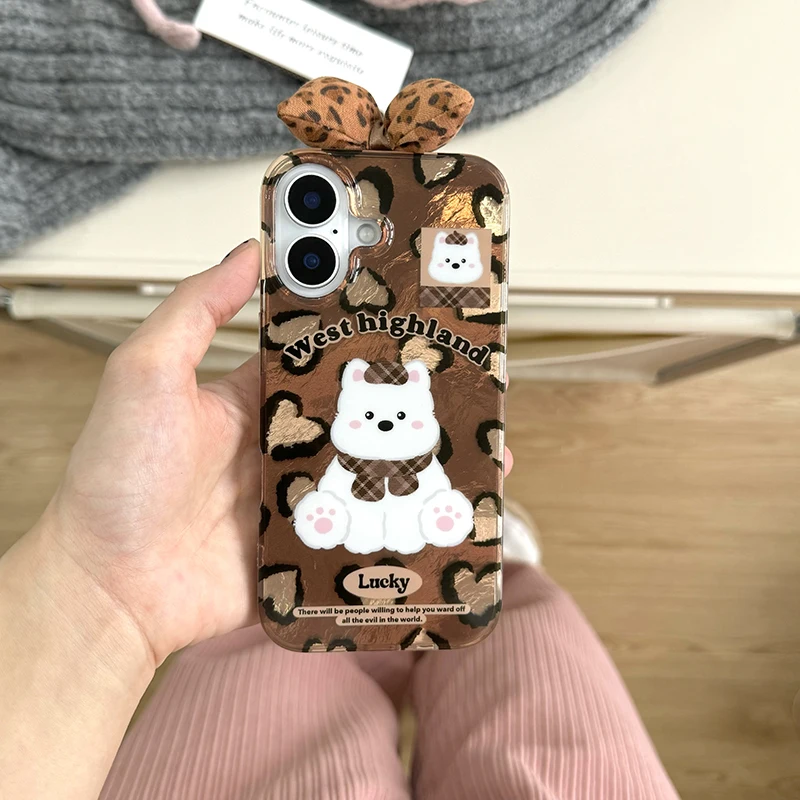 Чехол для телефона Maillard Heart с блестящим мультяшным медведем iphone 16 15 14 13 Pro Max милый