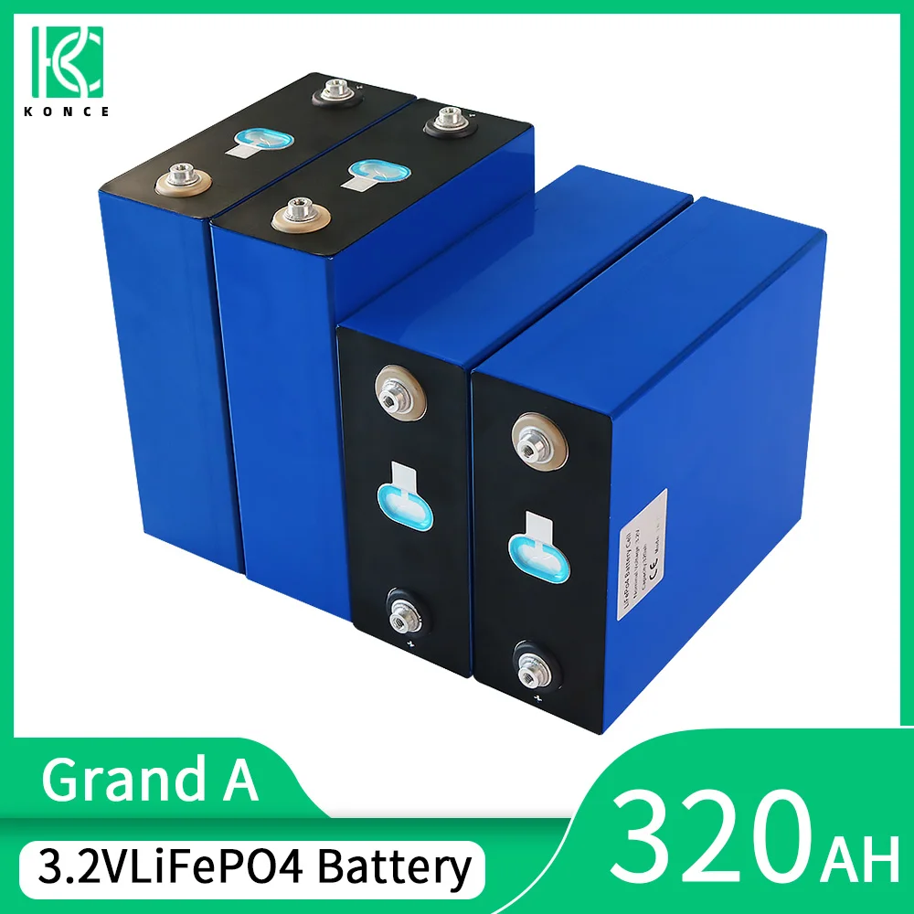 

3.2V 320AH brand new Grand A Lifepo4 battery can form 12V 24V 48V 96V DIY RV solar car battery pack, rechargeable battery pack