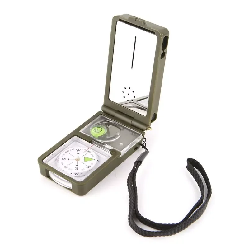 

Outdoor Survival Military Camping Hiking Compass Tool Kit Combination Compass Kit 10-in-1 Multi-Function