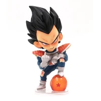anime dragon ball z vegeta funny middle finger super saiyan figure model toys