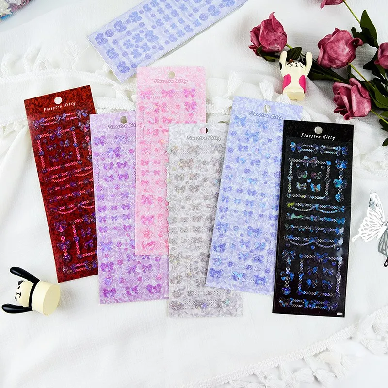 

2 шт., декоративные наклейки для ноутбука с изображением бабочек