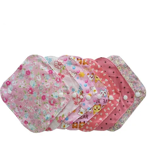 1 Pc Good Quality Health Higiene Feminina  Panty Liner Reusable Waterproof Cotton Material Menstrual Cloth Sanitary Pads