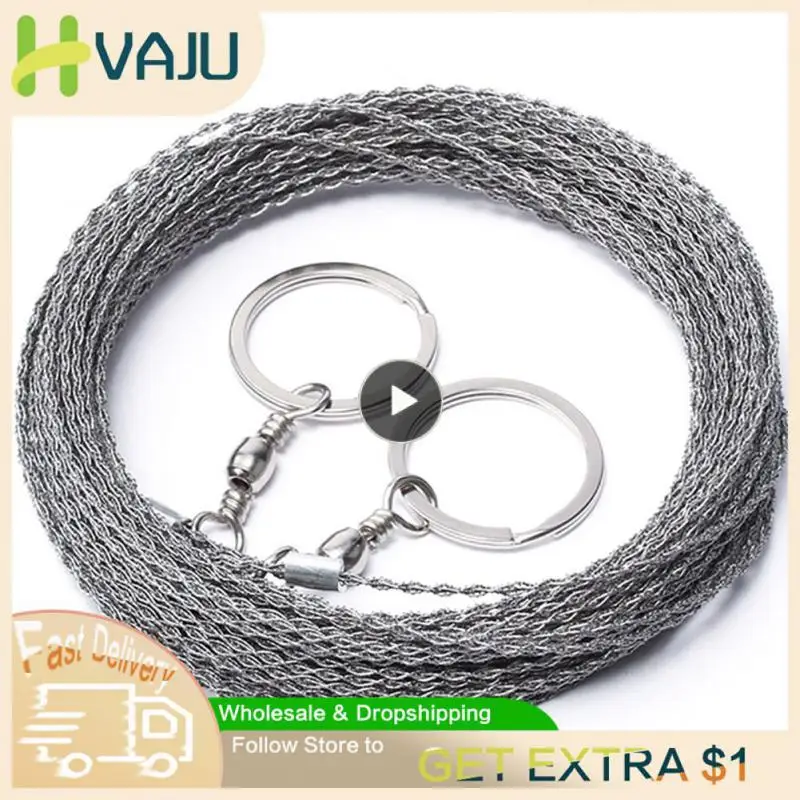 

10/15/20PCS Hand Hacksaw Stainless Steel Wire Saw Portable Saw Chain Outdoor Gear String Wood Divine Tool Stainless Steel Rope