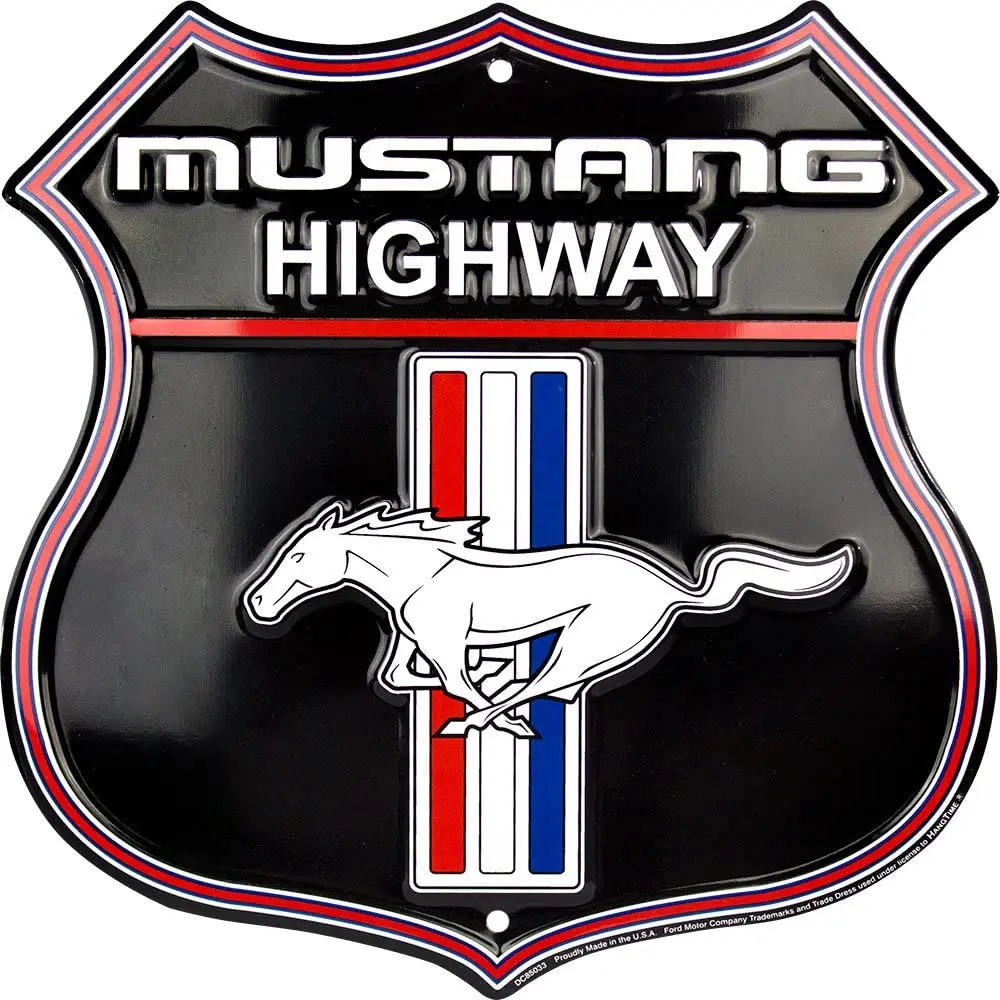 HangTime Mustang Highway Shield Sign |