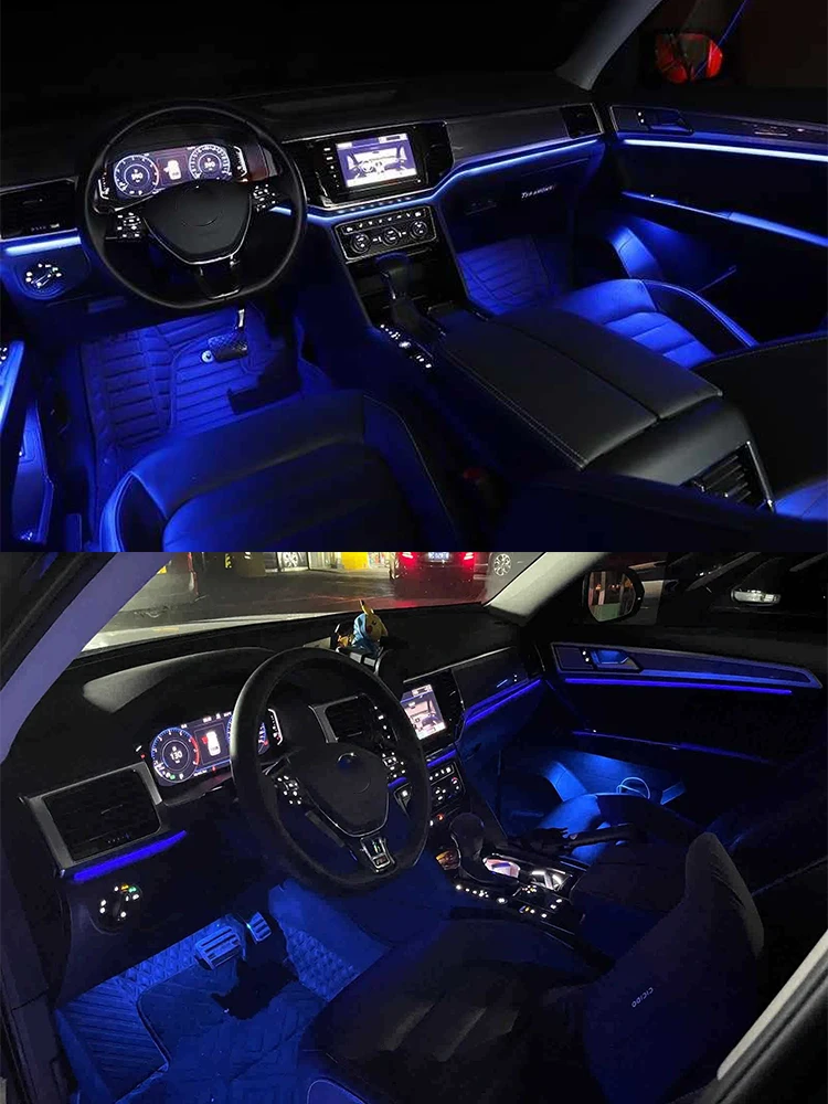 Картридж для Volkswagen Atlas с яркостью, цветовая Улучшенная Декоративная полоса с подсветкой, RGB