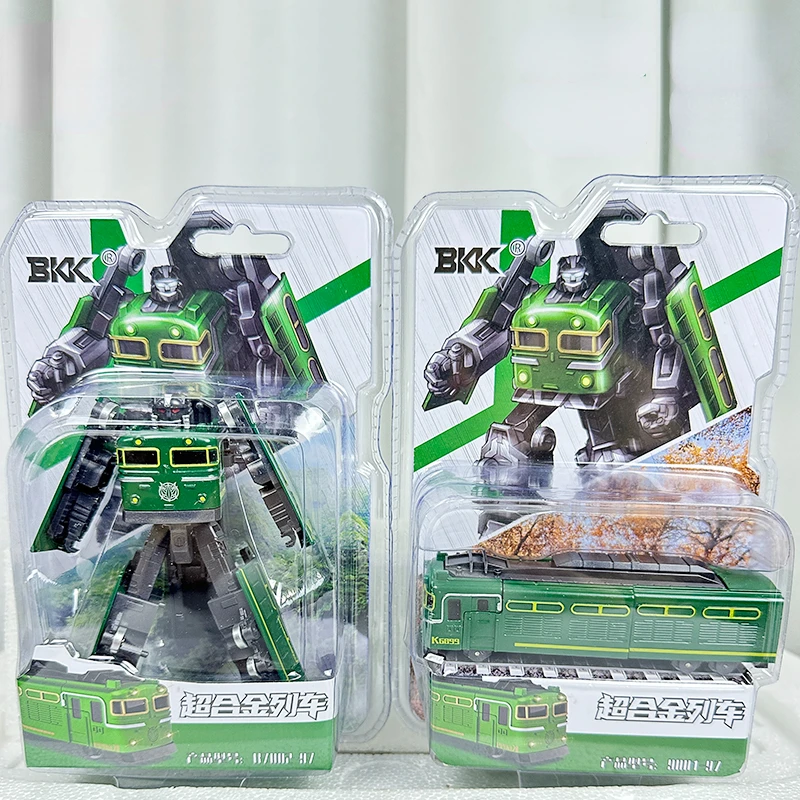 

Children Mini Digging Robot Harmony Train Joint Removable Doll Action Figure Model Toy Alloy Green Train Toys