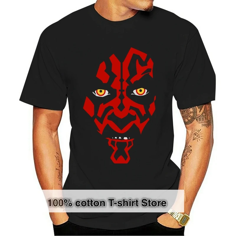 

Funny Men t shirt Women novelty tshirt Darth Maul Hooded Face Creeping Graphic T-Shirt