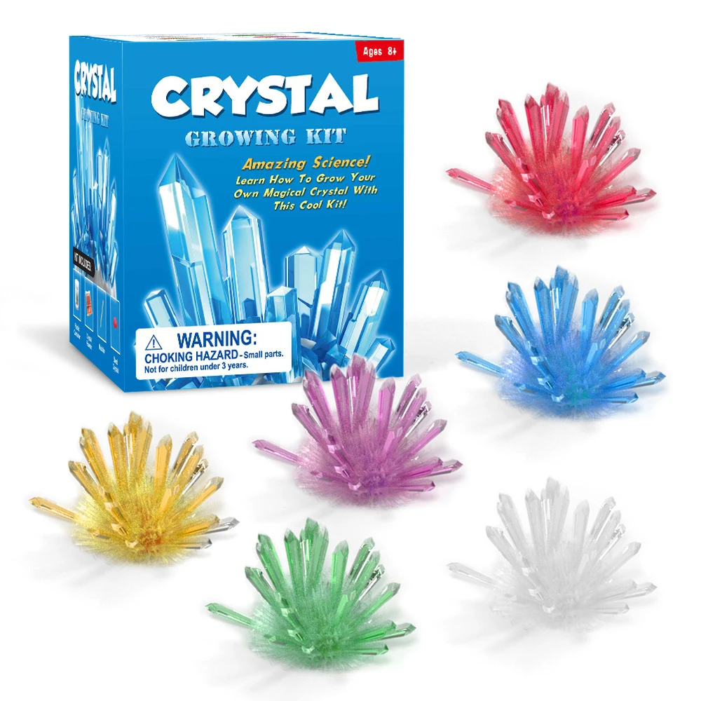 

DIY Faux Crystal Planting Growing Kit Crafts Interesting Science Experiment Interactive Children'S Students Educational Toy Gift