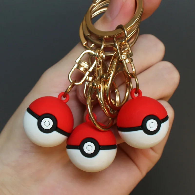 

Pokemon Anime Figure Keychain Pokeball Pvc Model Figure Kids Toys Cartoon Children Birthday Christmas Gift