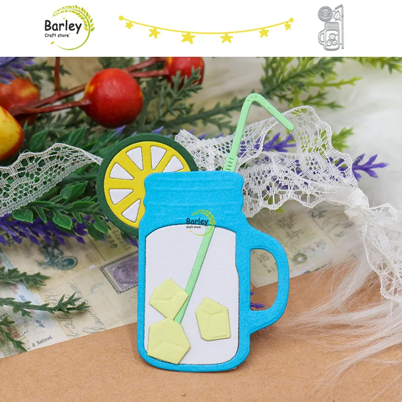 

2023 New Creative Cup Straws Metal Die Cutting Template DIY Scrapbooking Album Paper Cards Decorative Crafts Embossing Die Cuts