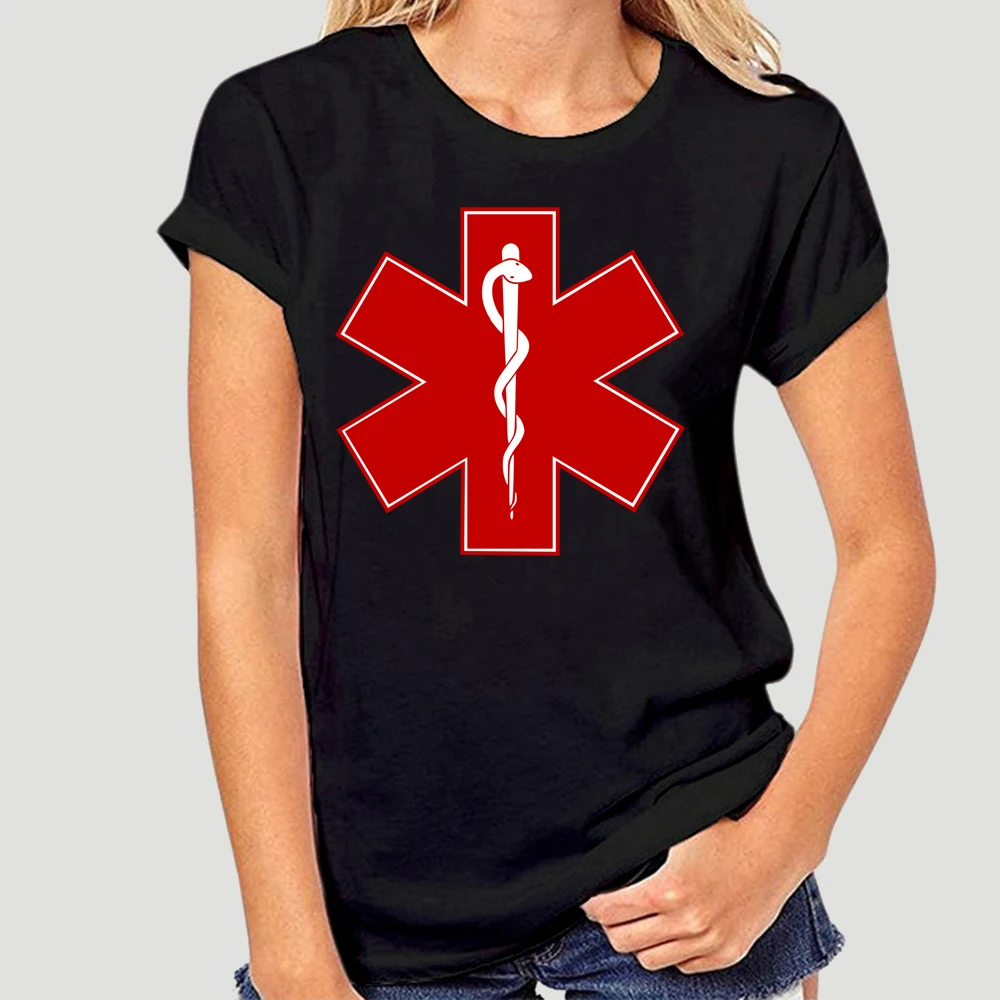 

Футболка с логотипом экстренного медицинского техника скорой помощи для мужчин, мужские хлопковые футболки, уличная одежда 2457X