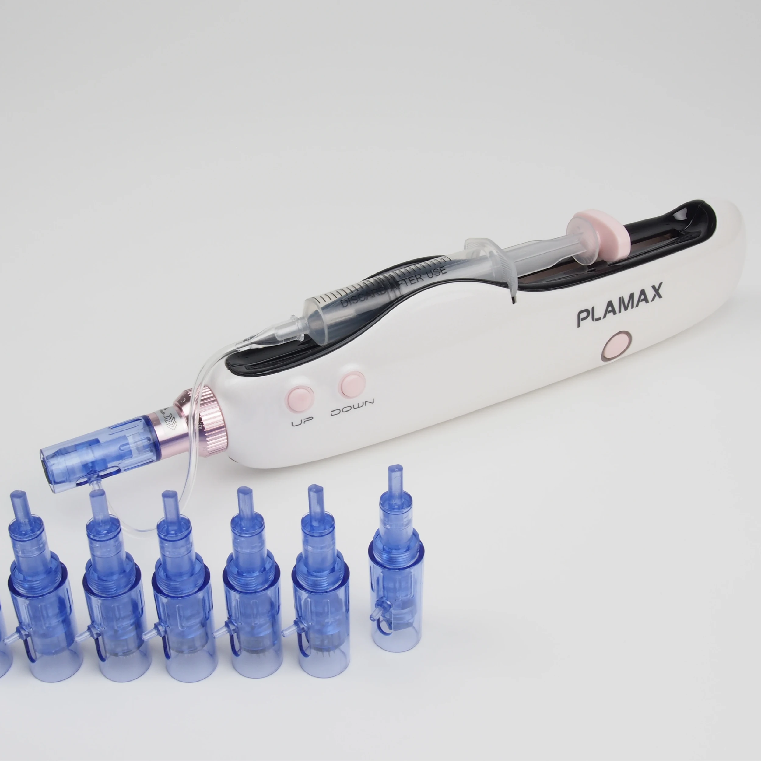 Автоматическая ручка Plamax Hydra Mesogun с гиалуроновой кислотой беспроводной DermaPen для