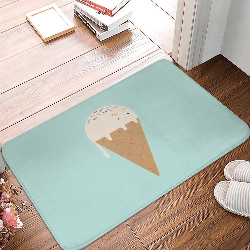 

Пищевой мультяшный напольный коврик с чашкой мороженого, комнатный дверной коврик для ванной, дверной коврик для гостиной, Декоративный На...