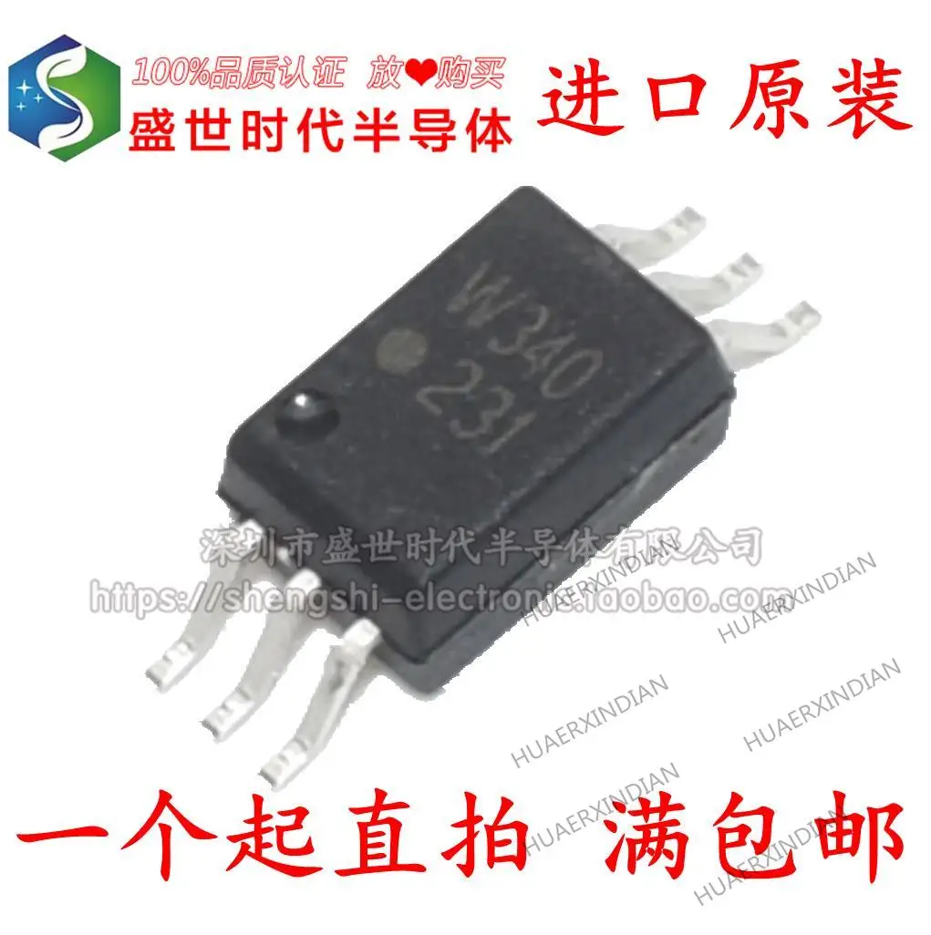 

10 шт., новинка, оригинальная Φ W340 SOP-6 IGBT