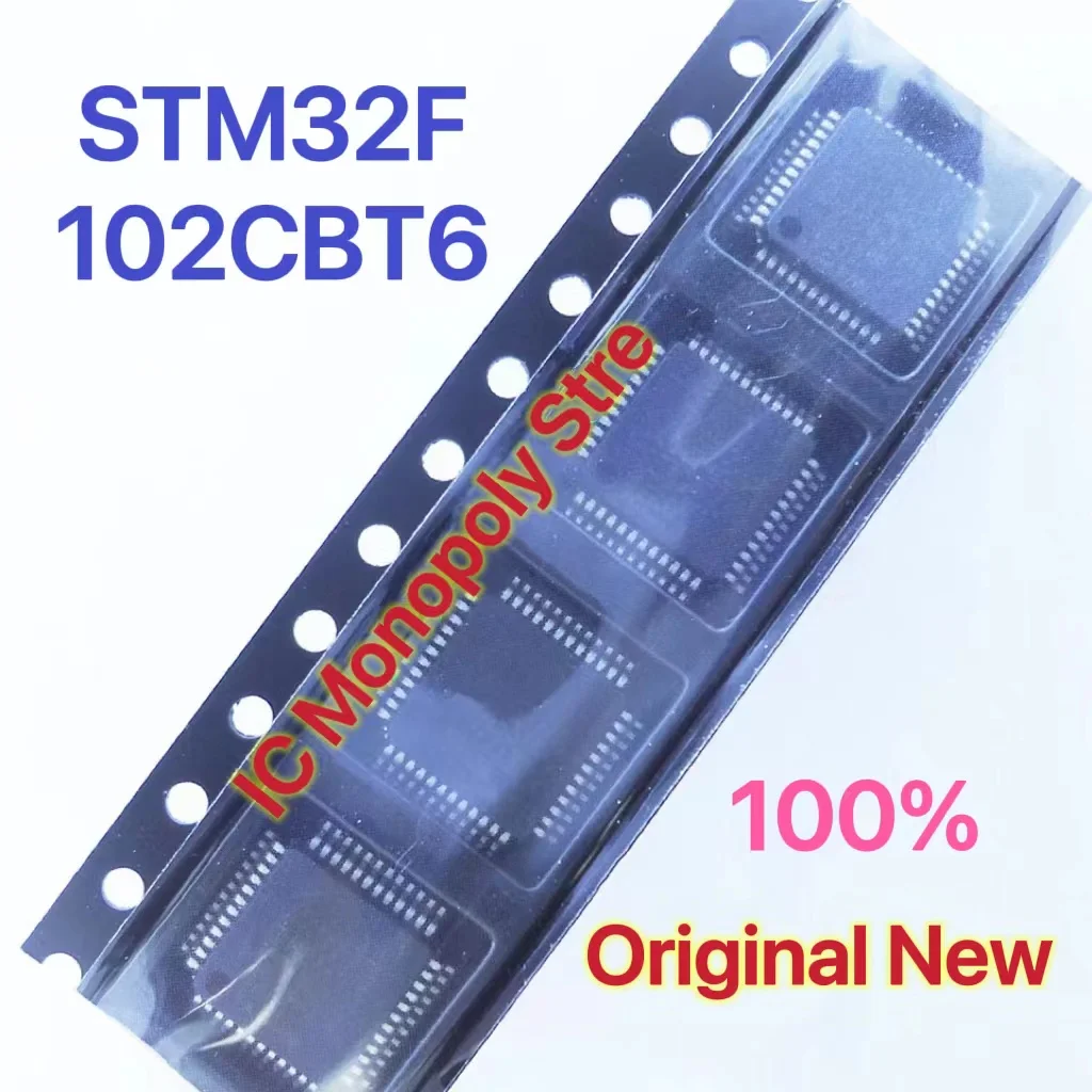 

5-10pcs/lot STM32F102CBT6 32F102CBT6 STM32F102 STM32F 102CBT6 QFP-100