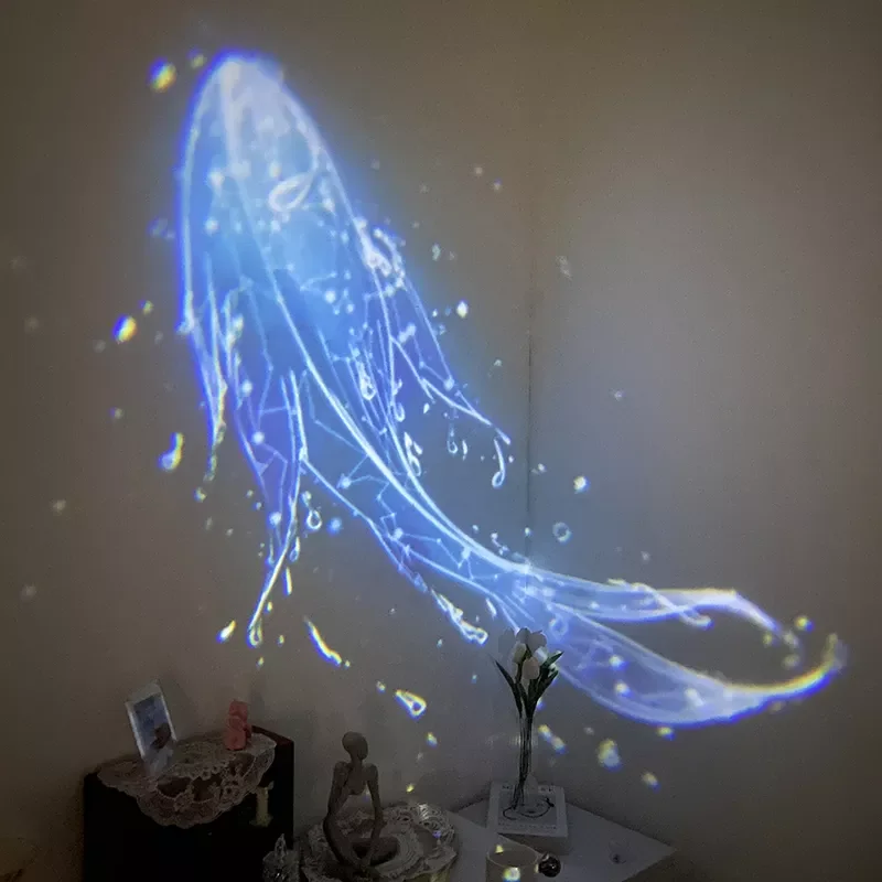 

New in Moon Projection Lamp Galaxy Light Background Projector Night Light Photo Prop Wall Lights Party Decoration Bedroom Decor