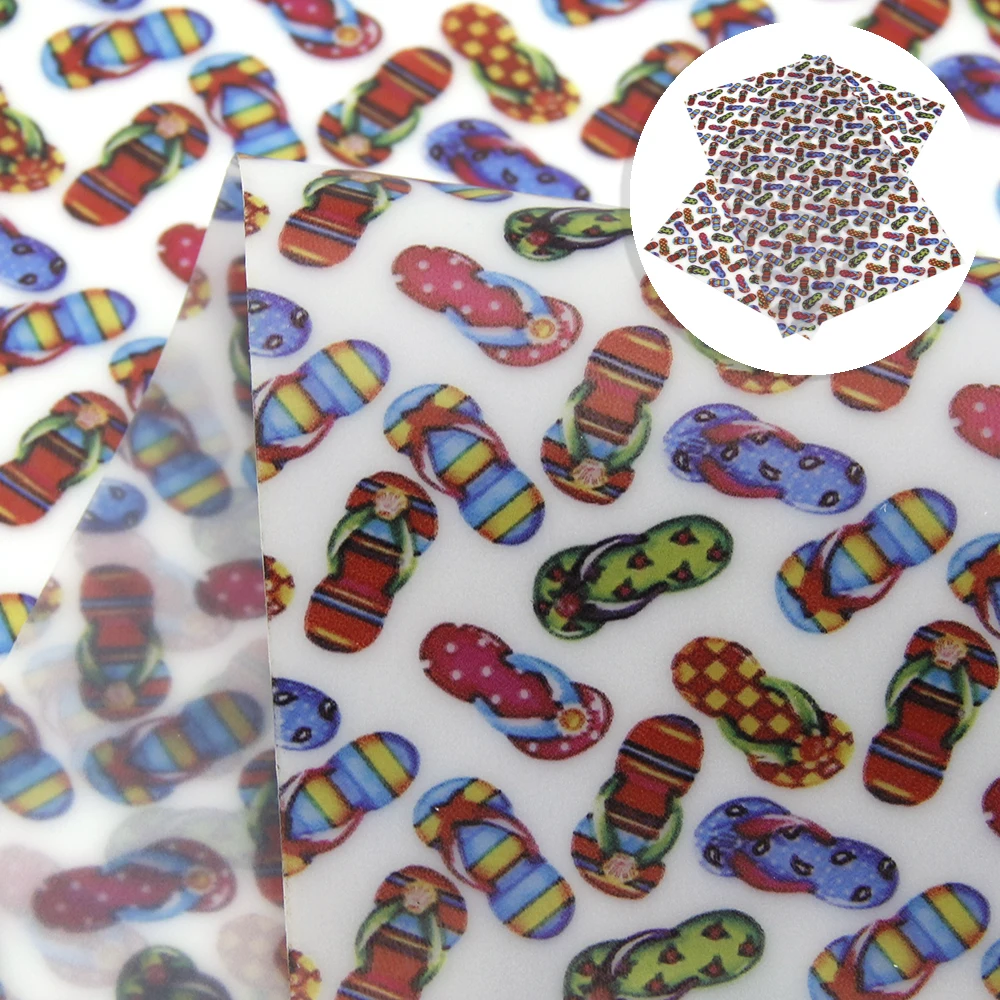 20*33 см мягкий Желейный лист Банни Единорог Фламинго виниловые тканевые листы для