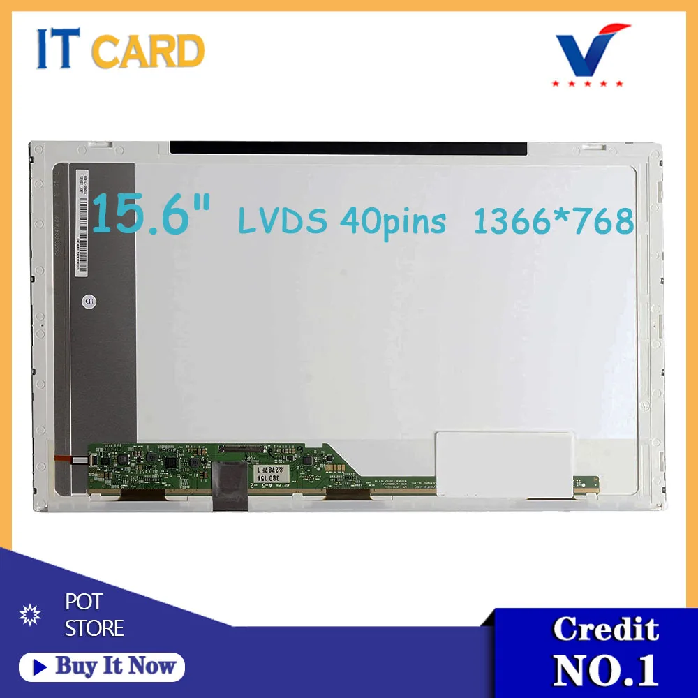 

15.6'' LCD Screen For Lenovo G580 G550 Z570 B590 G500 G510 G570 Y550 B560 G505 B575 B545 B570A Y500 B570 Y570 Z580 G555 40pin