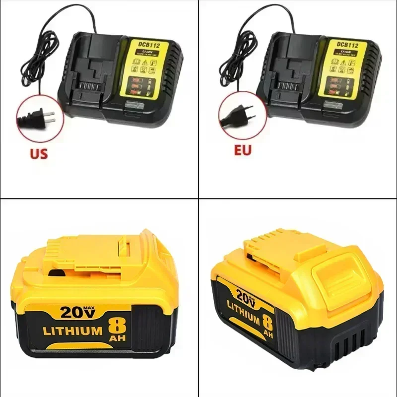 Батарея MAX DCB200 20 В сменная литиевая батарея для Dewalt 18 DCB184 DCB182 DCB180 DCB201 DCB206