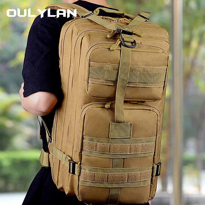 

35L Bag Molle Tactical Backpack Male 3P Military High Capacity Camping Mountaineering Hiking Rucksack Medium Size Outdoor