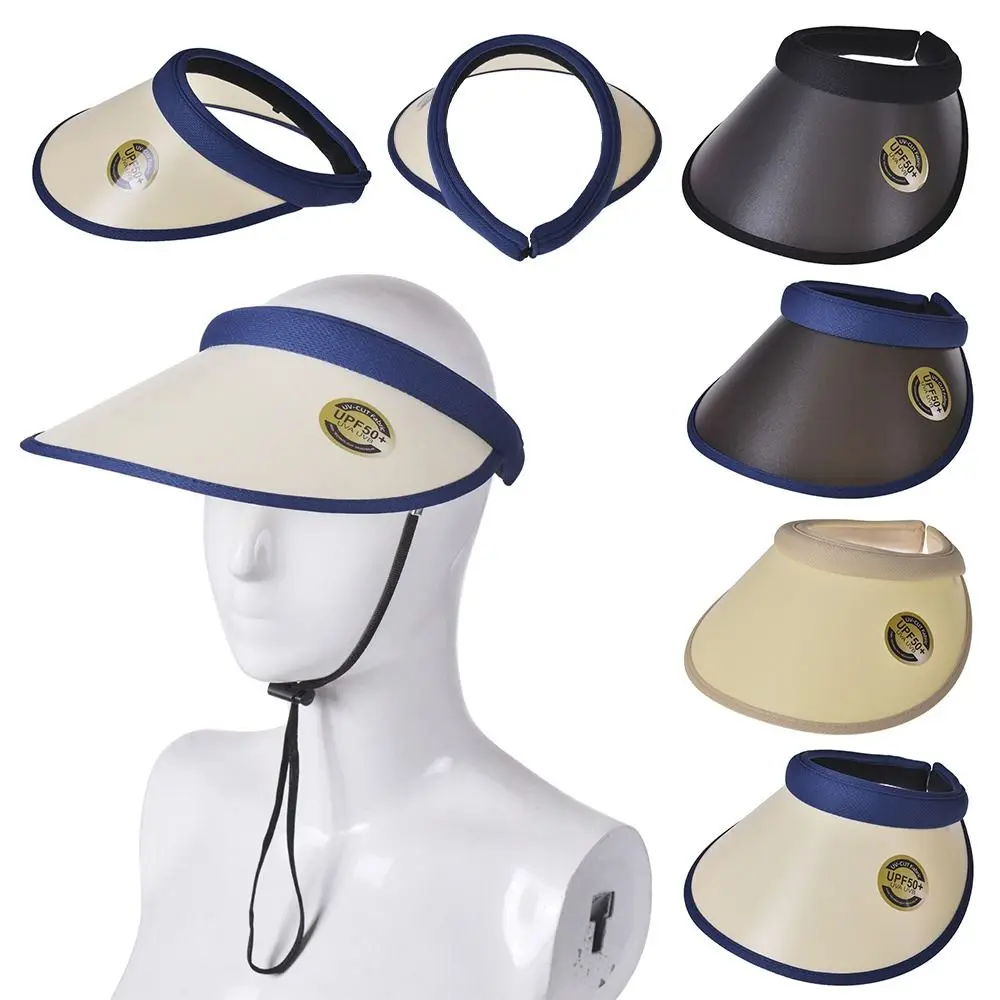 

Plastic Empty Top Women Men Sports Accessories Bicycle Sun Hat Visor Caps Anti-UV Sunshade Hat Summer Baseball Hat