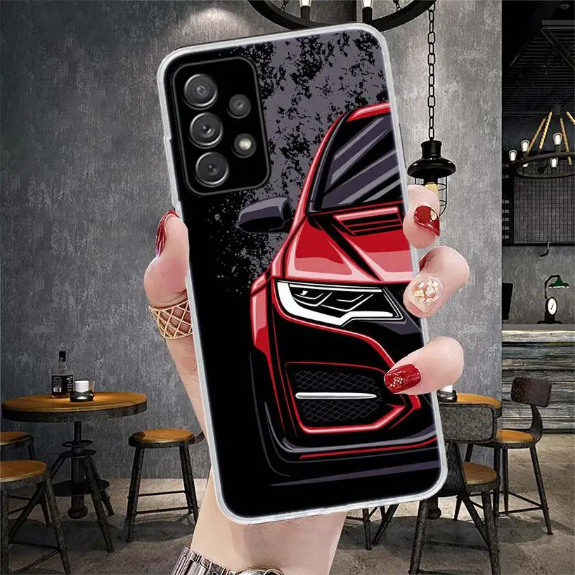 Чехол JDM для Samsung Galaxy A54 A53 A52 A34 A33 A32 A24 A23 A22 A14 A13 A12 A04S A03S A02S