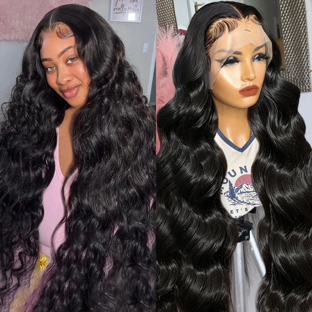 

Парик из натуральных человеческих волос, 13x6 дюймов, 30/32 дюйма