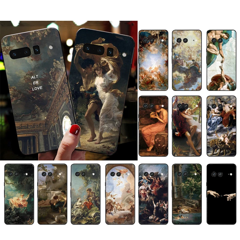 

Phone Case for Google Pixel 7 Pro 7 6A 6 Pro 5A 4A 3A Pixel 4 XL Pixel 5 6 4 3 XL 3A XL 2 XL Renaissance art Paint Case Funda