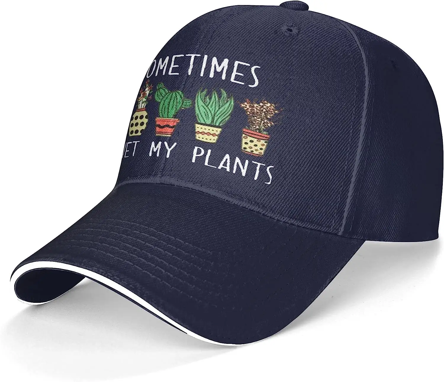 

Кепка-сэндвич с надписью «I Wet My Plant»