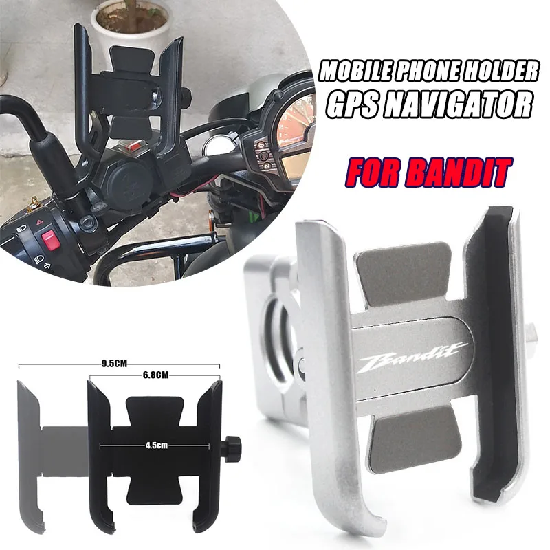

Для Bandit 1200, 1250, 1250S, 1250F, 250, 400, GSF650, GSF 650, мотоциклетное зеркало на Руль с ЧПУ, фотомагнитный кронштейн с подставкой для GPS