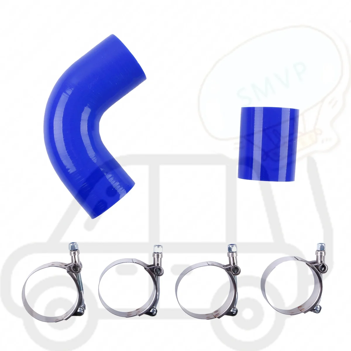 Фото Для Subaru Impreza WRX/STI GD/GG 2002-2007 годов: Комплект силиконовых патрубков (2 шт.) для верхнего крепления, 11 цветов, автоаксессуары, автотехника №1
