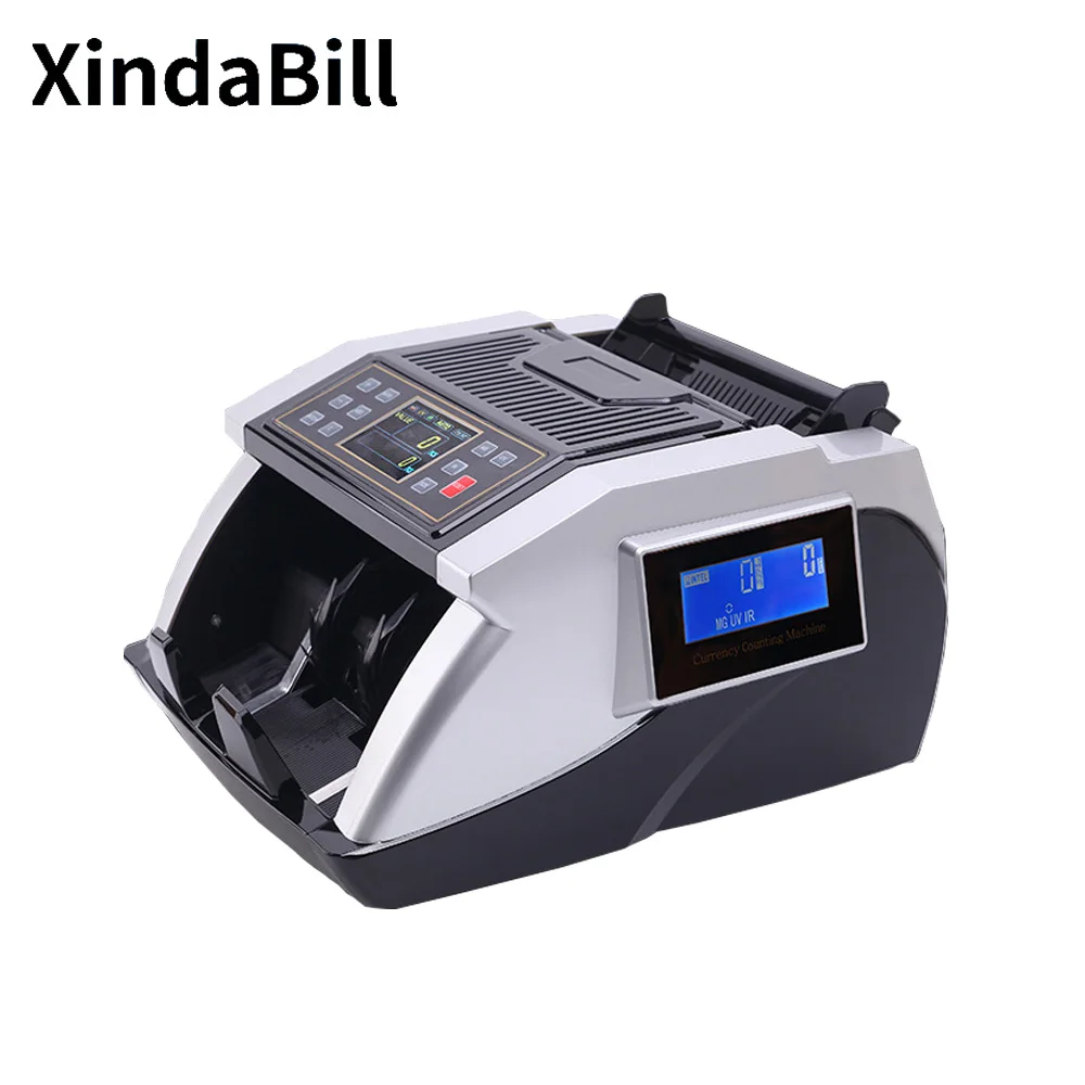 EURO Money Value Counter EUR Cash Banknotes Detector Show Total Bank Bill Counter Europe Currency Using XD-1001