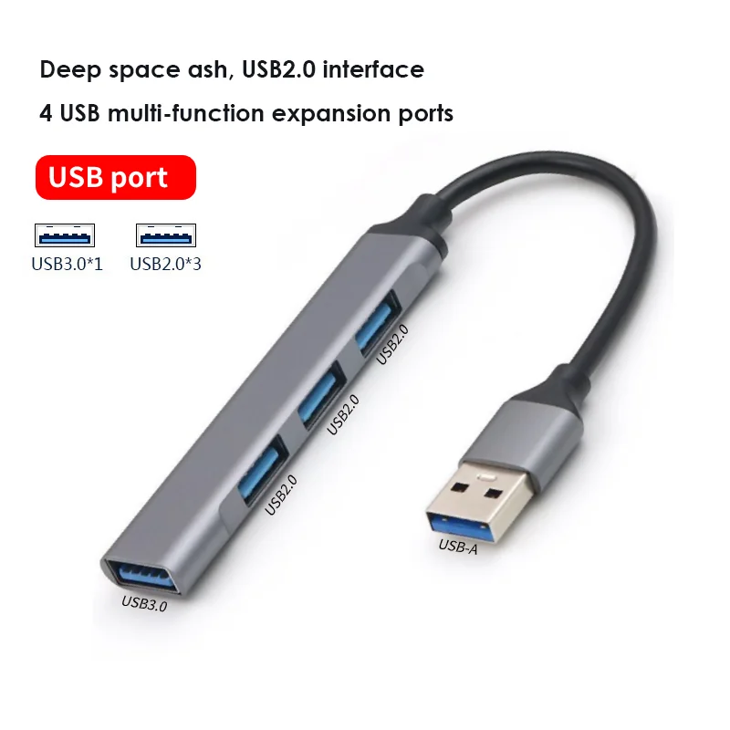 

Pc Accessories Docking Station Usb Hub Data Hub Tf Sd Reader Usb Adapter Station Usb Splitter Laptop Accessories 4 In 1 Hub Usb