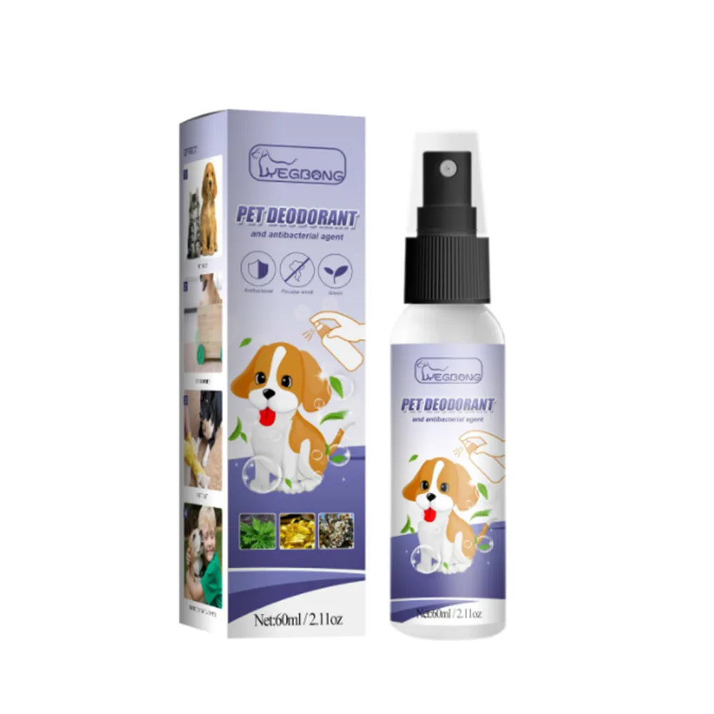 60 мл не раздражающий мягкий запах для домашних питомцев дезодорант собак и кошек