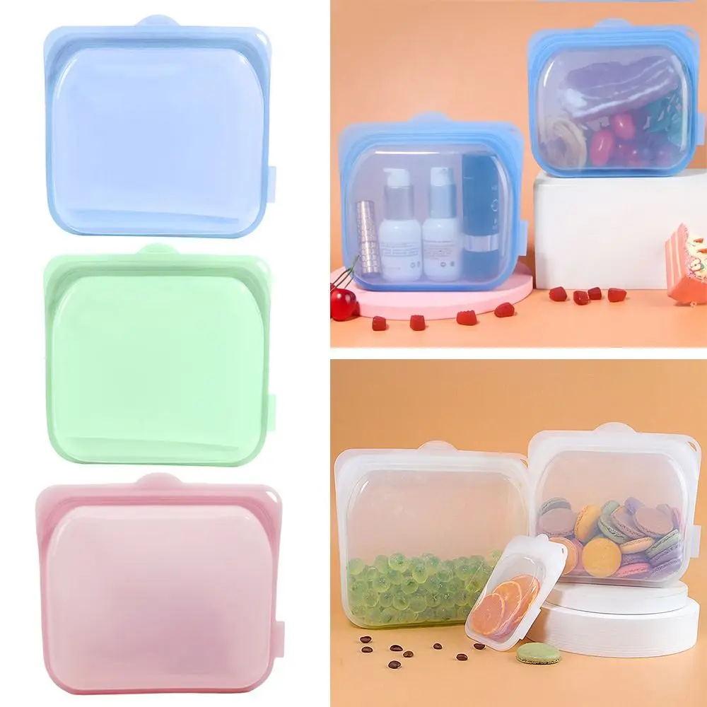 

Kitchen Tool Container Fresh-keeping Bag Leakproof Food Storage Bag Freezer Bag Kitchen Organizer Top Lock Bags