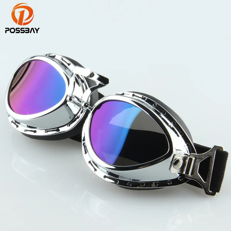 

Retro Motorcycle Glasses for Harley Dirt Bike ATV Snowboard Ski Motorcross Goggles Piolt Helmet Colorful Glasses Gafas De Moto