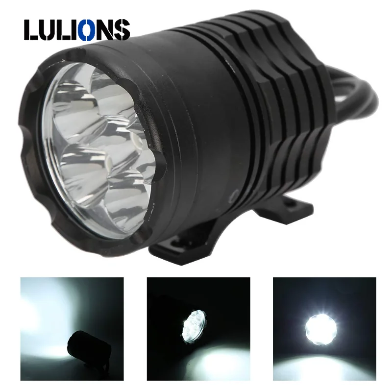 

Motorcycle Electromobile LED Headlight Fog Light Universal Super Bright External Spotlight Burst 3 Modes 12V LED Moto Lamp